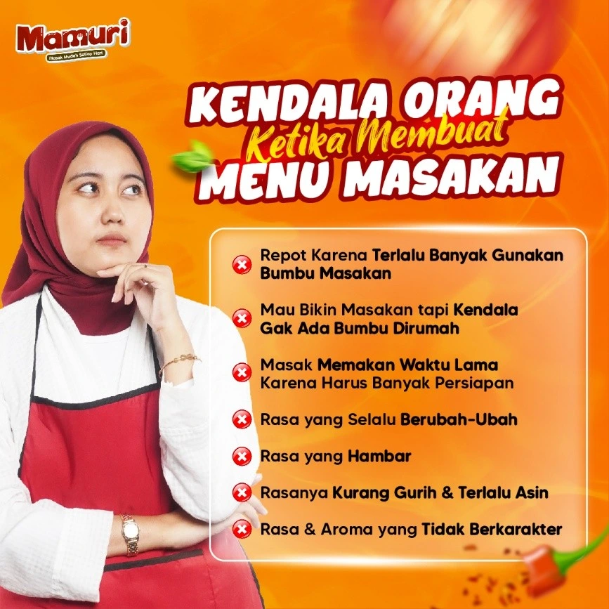 Mamuri - Bumbu Masak Ajaib Bumbu Dapur Lengkap Serbaguna Masak Instan 195gr Halal - Image 6