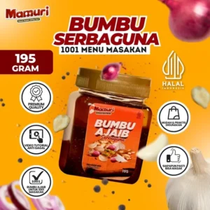 Mamuri - Bumbu Masak Ajaib Bumbu Dapur Lengkap Serbaguna Masak Instan 195gr Halal
