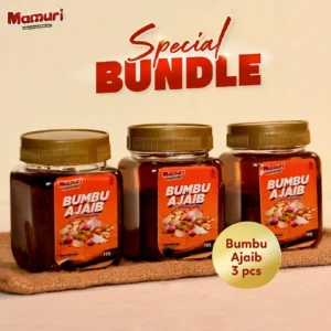 Paket Bundle 3 Mamuri - Bumbu Masak Ajaib Bumbu Dapur Lengkap Serbaguna Masak Instan 195gr Halal