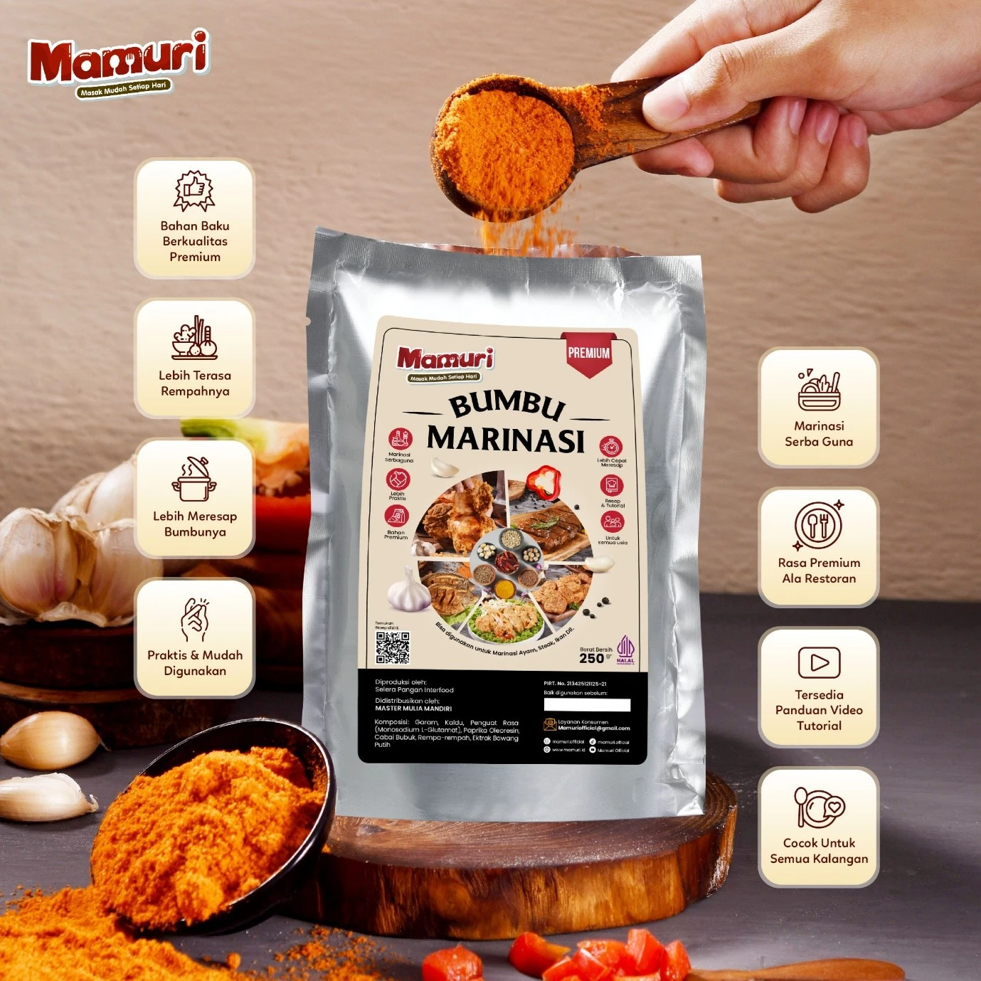 Mamuri - Bumbu Marinasi Serbaguna Ide Jualan 200gr